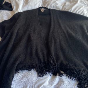 Black poncho